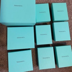 Bundle of Tiffany boxes- with slight defects